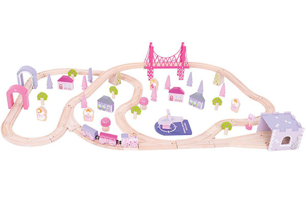 Bigjigs Prinsessen treinset 75 dlg | Houtentreinshop.nl Bigjigs Prinsessen treinset 75 dlg | Houtentreinshop.nl