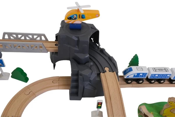 Grot met helikopterplatform