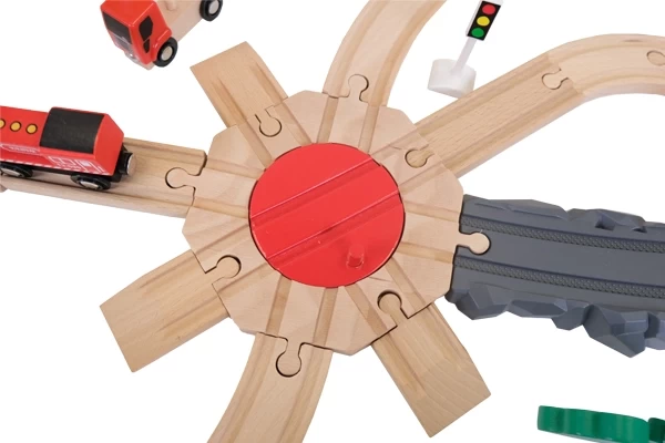 Draaiplateau voor het wisselen van spoor