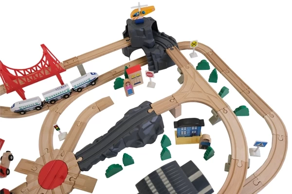 Met een helling en splitsing