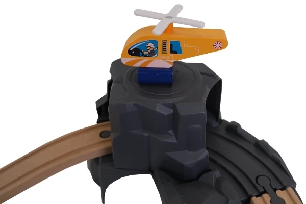 Grot met helikopterplatform