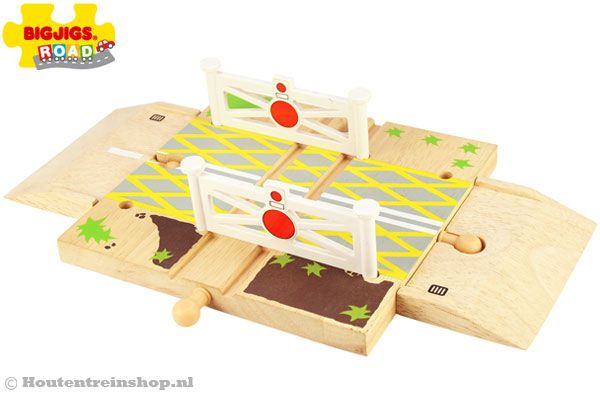 Spoorwegovergang van Bigjigs Road.