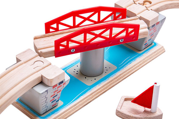 Houten draaibrug vanaf 3 jaar.