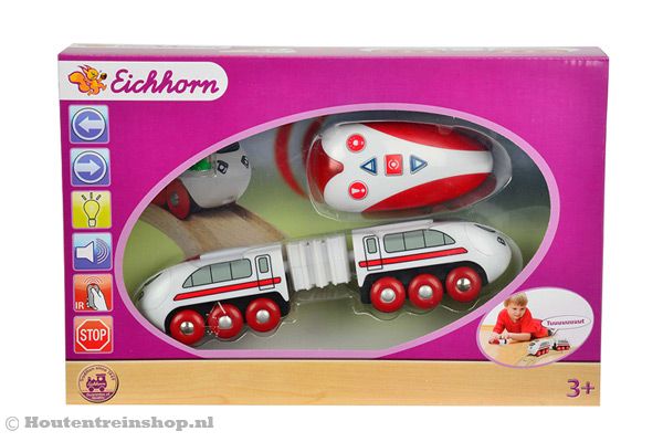 Automatische trein in luxe verpakking.