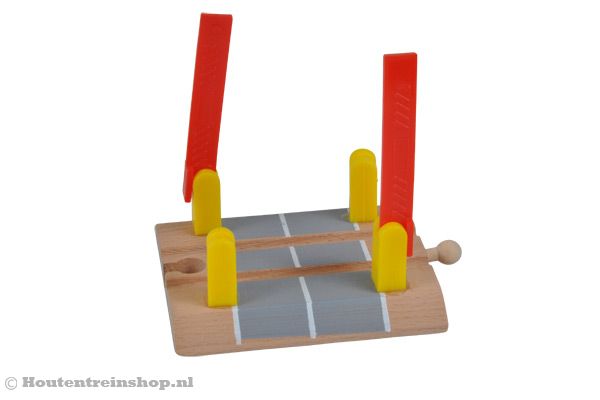 Spoorbomen kunnen open en dicht.