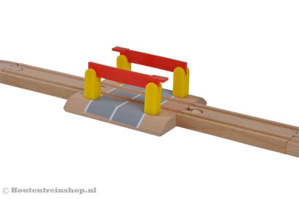 Plaats de overgang in jouw treinbaan (excl. rails).