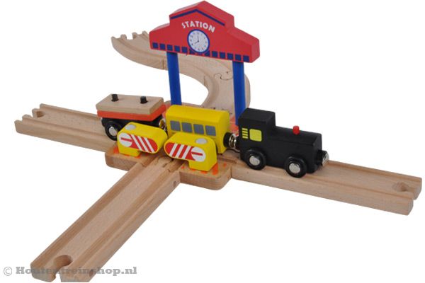 Laat een trein het station passeren (excl. trein)