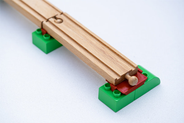 1x recht voor rechte rails