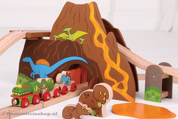 Spannende vulkaan brug.