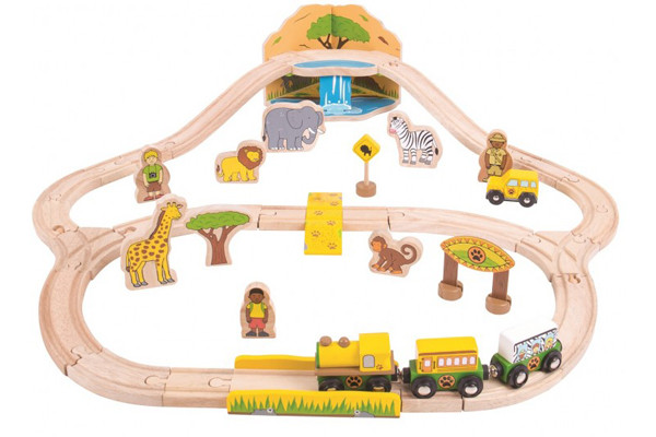 Bigjigs Safari treinset.