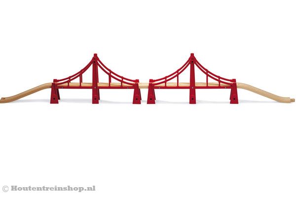 Dubbele hangbrug van het merk Brio