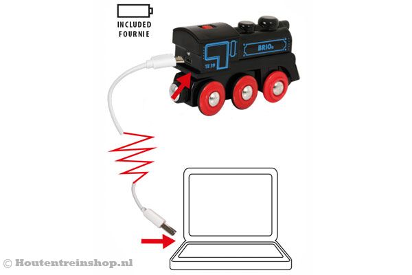 Eenvoudig op te laden met computer, laptop of telefoon.