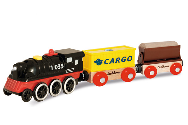 E-Locomotief met wagons van Eichhorn