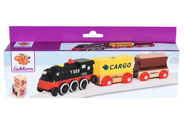 Trein in de verpakking