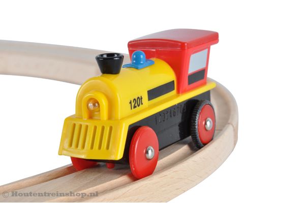 De voorkant van de trein (exclusief rail).