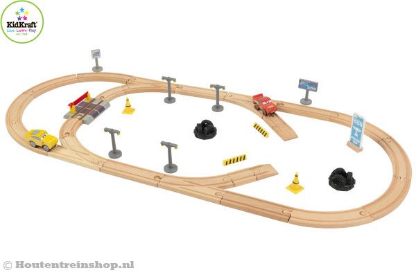 Kidkraft Cars 3 treinset 57 delig.