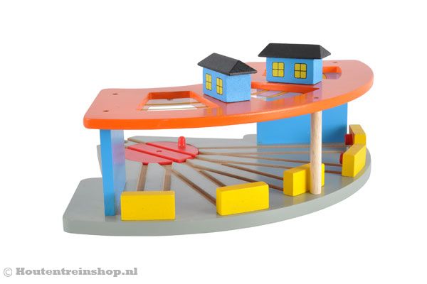 5 Treinen remise achterkant.