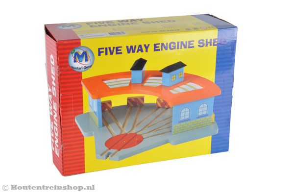 5 Treinen remise in luxe verpakking.