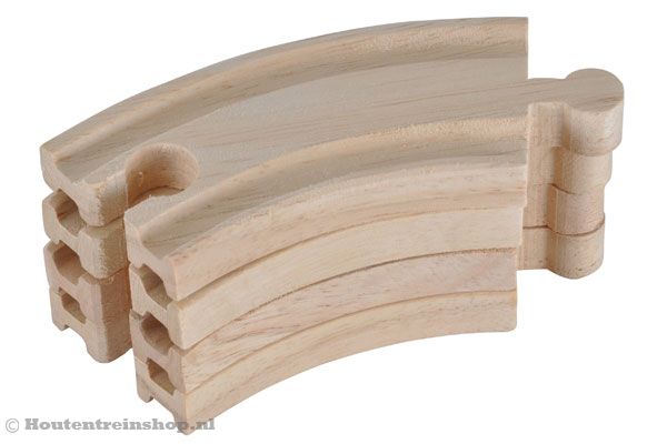 De gebogen rails kort